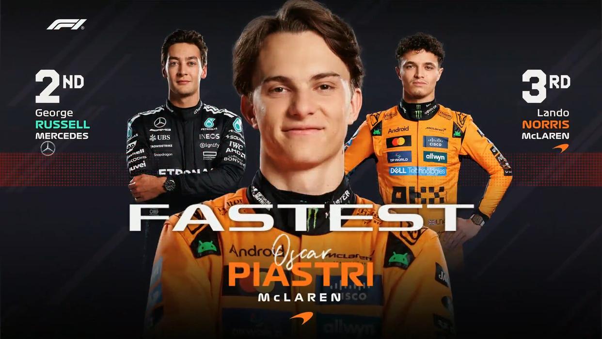 梅赛德斯横扫迈凯伦，皮亚斯特里带队取胜